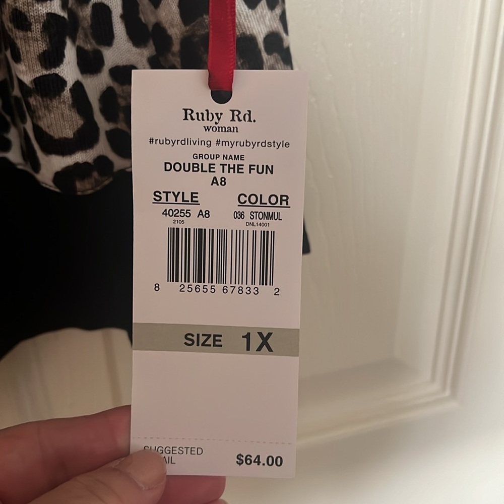 NWT Ruby Rd blouse - Picture 3 of 3